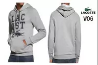giacca lacoste classic 2013 uomo hoodie coton w06 gris